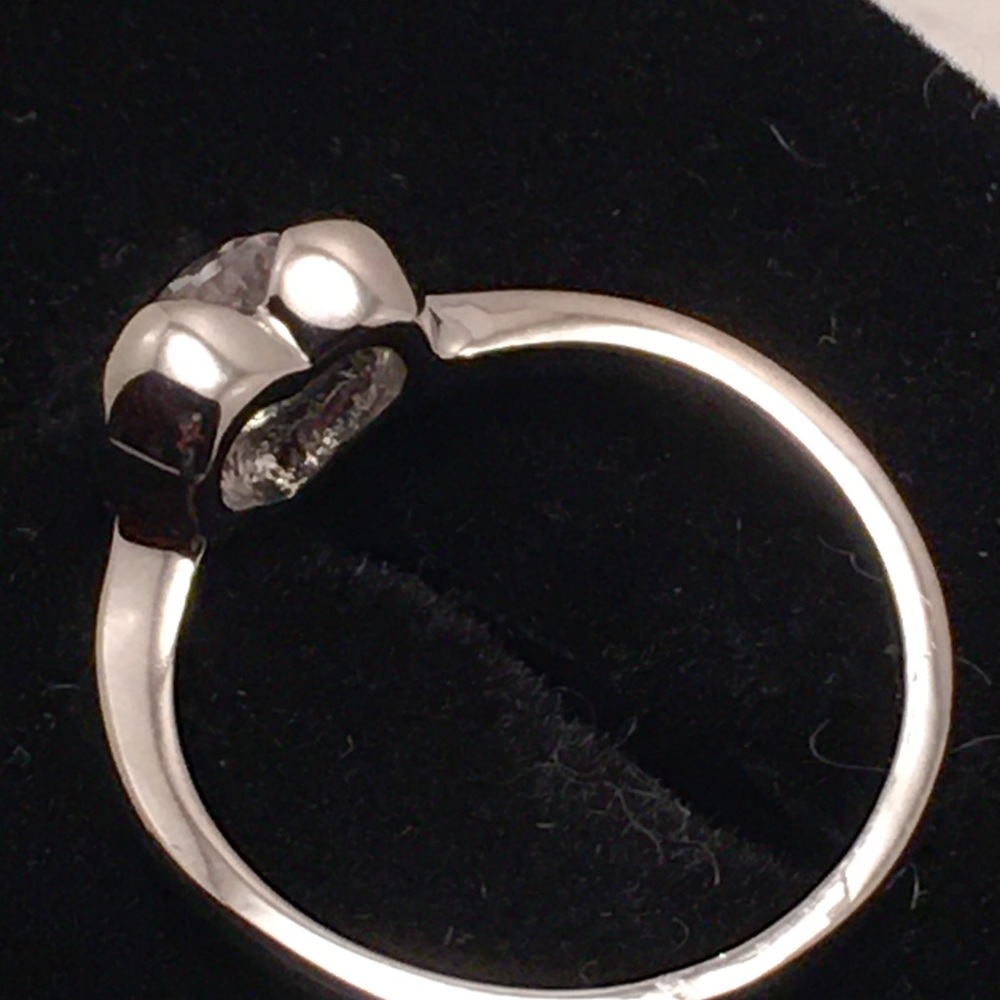 18K RGP Heart-Shaped Promise Ring - Picture 2 of 3